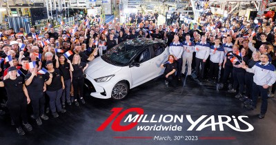 Toyota ฉลอง! Toyota Yaris ผลิตครบ 10 ล้านคันทั่วโลก