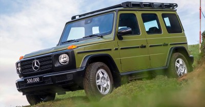 Mercedes-Benz จัดฉลอง Benz G-Class คันที่ 500,000 ในสไตล์ย้อนยุคสีเขียว