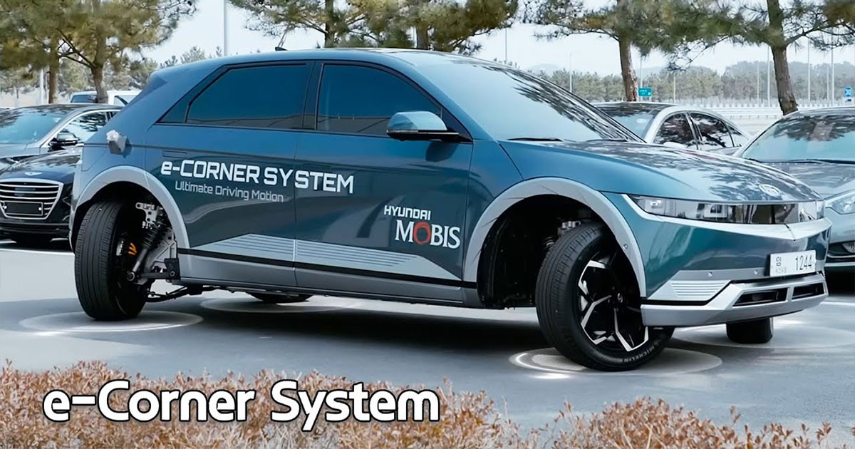 Hyundai โชว์เทคโนโลยีสุดล้ำ e-Corner กับ 4 ล้อที่หมุนได้อย่างอิสระ!