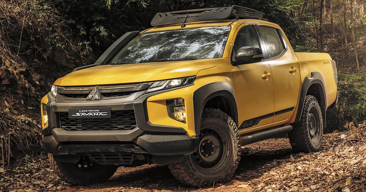 Mitsubishi เปิดรถรุ่นพิเศษ Mitsubishi L200 Triton Savana สไตล์ออฟโรดสายลุย ที่บราซิล