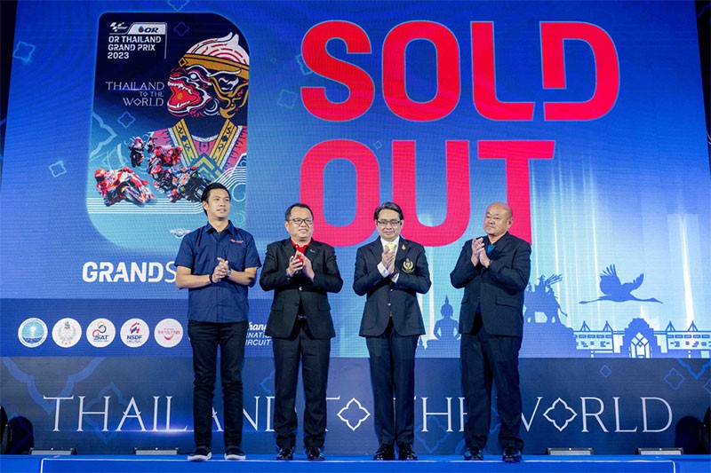 MotoGP 2023 สนามประเทศไทย พร้อม! ชิงชัยที่สนามช้าง จำหน่ายบัตรวันแรก กระแสท่วมท้น