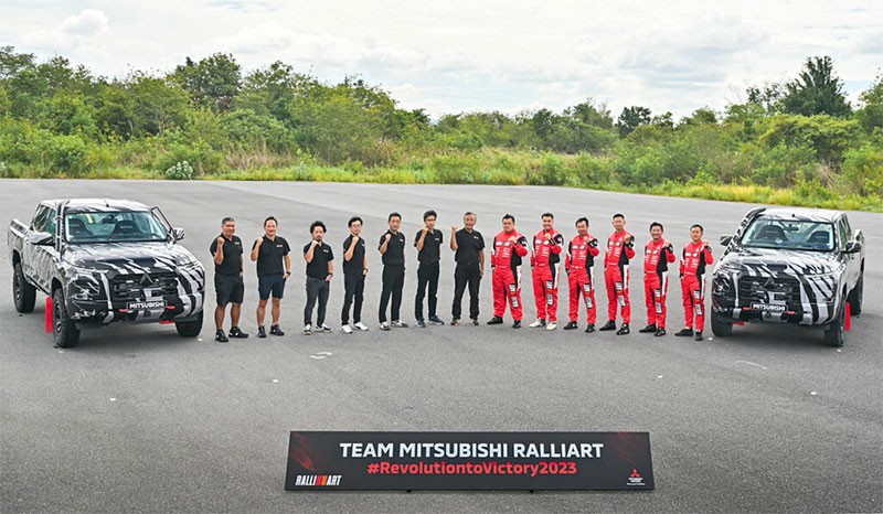 Mitsubishi Ralliart จัดทัพสู้ศึก Asia Cross Country Rally 2023 ส่ง All-New Triton ลงสนามป้องกันแชมป์