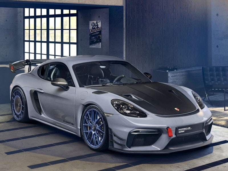 Porsche เผยชุดแต่งเสริมสมรรถนะ Manthey สำหรับ Porsche 718 Cayman GT4 RS ในเยอรมนี