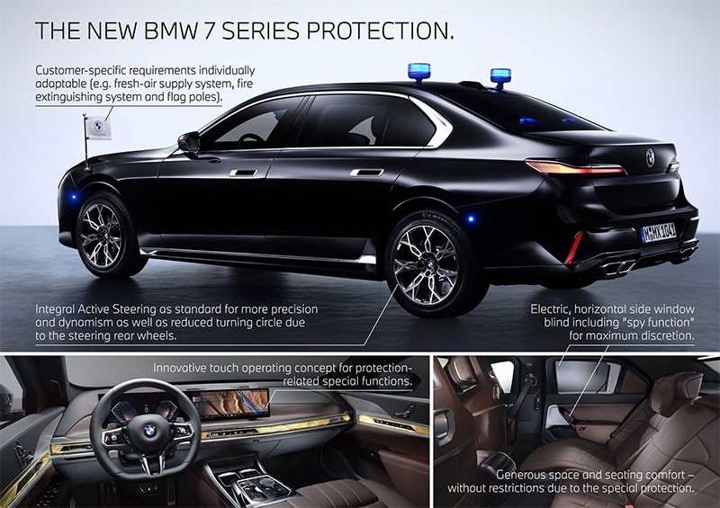 ถูกใจลุง! รถยนต์ไฟฟ้า BMW i7 Protection รถยนต์ไฟฟ้ากันกระสุนคันแรกของโลก พร้อมขายผู้นำยุโรปแล้ว!