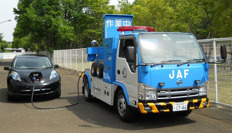 JAF เปิดบริการ EV Charging Service สำหรับรถ EV แบตเตอรี่หมดในญี่ปุ่น เรียกชาร์จได้ หายห่วง!
