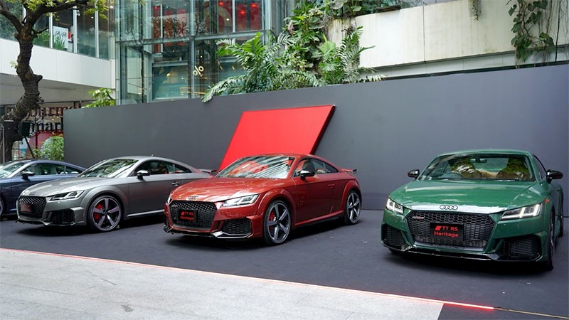 Audi เปิดตัว Audi TT RS Heritage 25 คันในโลก พร้อม 2 รุ่นพิเศษ ทั้ง RS 4 Avant Competition และ RS 5 Coupé Competition ฉลองครบรอบ 40 ปี Audi Sport