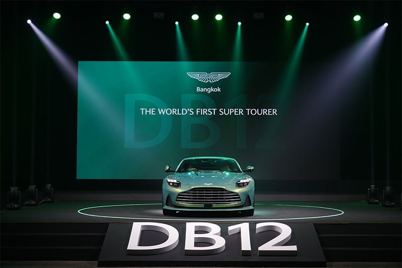 Aston Martin ฉลอง 75 ปี ยนตรกรรมสายพันธุ์ DB เปิดตัว Aston Martin DB12 "The World’s First Super Tourer" ในไทย ราคา 21,900,000 บาท