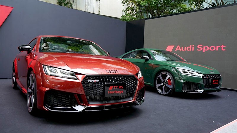 Audi เปิดตัว Audi TT RS Heritage 25 คันในโลก พร้อม 2 รุ่นพิเศษ ทั้ง RS 4 Avant Competition และ RS 5 Coupé Competition ฉลองครบรอบ 40 ปี Audi Sport