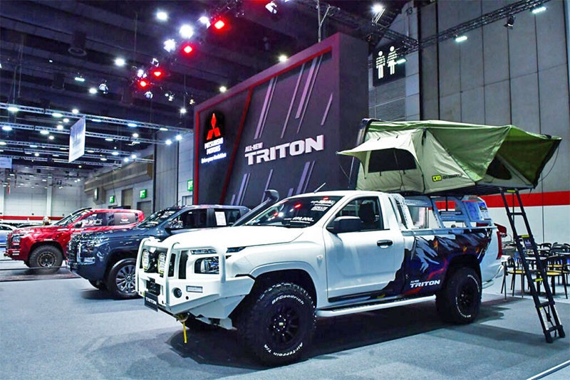 Mitsubishi ฉลองชัยชนะครั้งแรกของรถ All-New Triton Rally Car ทีม มิตซูบิชิ แรลลี่ อาร์ท “เอเชีย ครอสคันทรี แรลลี่ 2023” ในงาน Big MOTOR SALE 2023