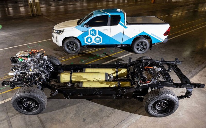Toyota Hilux Hydrogen Full Cell Concept รถกระบะต้นแบบขุมพลังไฮโดรเจน วิ่งได้ 587 กม./ ถัง เตรียมผลิตจริงเร็วๆ นี้