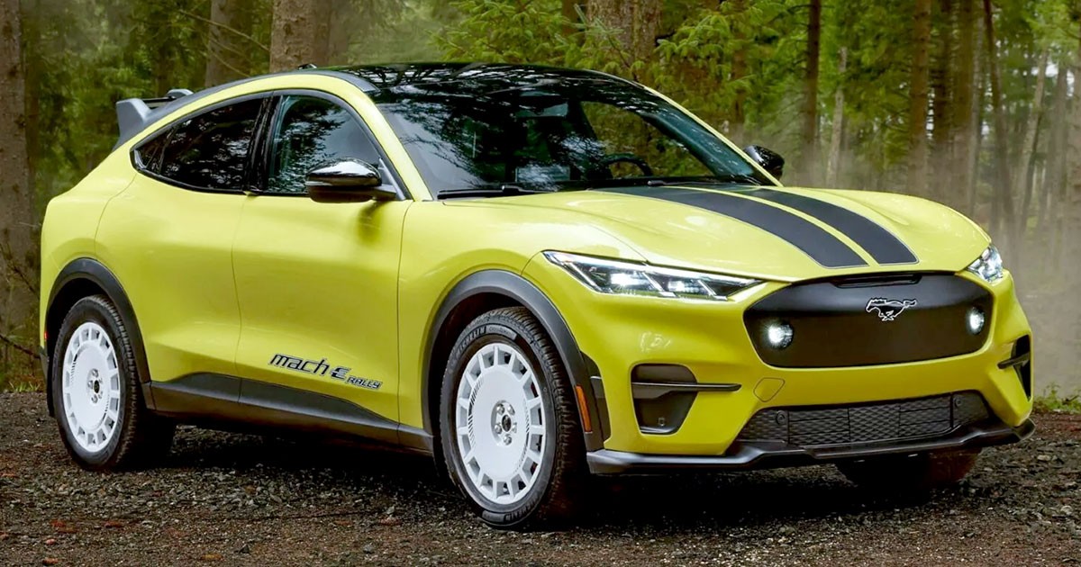 Ford เผยโฉม Ford Mustang Mach-E Rally รถ SUV ไฟฟ้าเวอร์ชั่นแรลลี่ ครั้งแรกที่มัสแตงลุยฝุ่น ขุมพลัง 480 แรงม้า