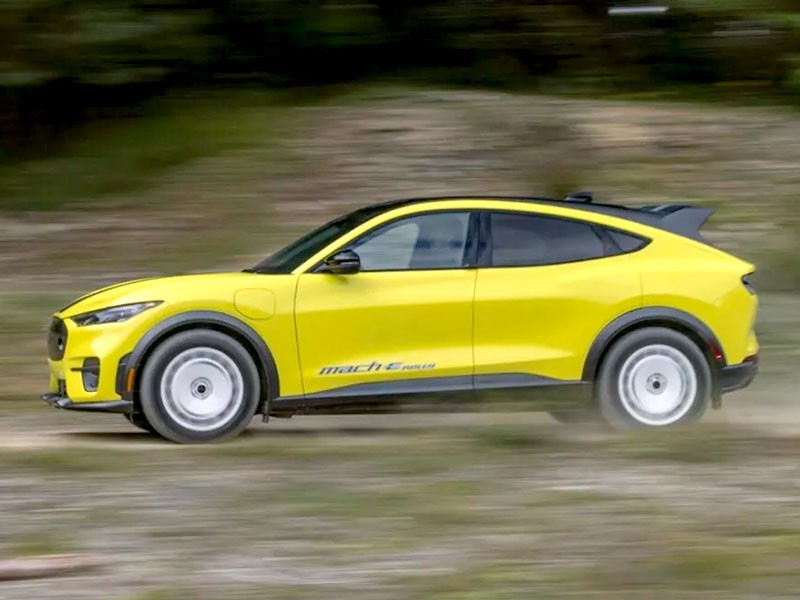 Ford เผยโฉม Ford Mustang Mach-E Rally รถ SUV ไฟฟ้าเวอร์ชั่นแรลลี่ ครั้งแรกที่มัสแตงลุยฝุ่น ขุมพลัง 480 แรงม้า