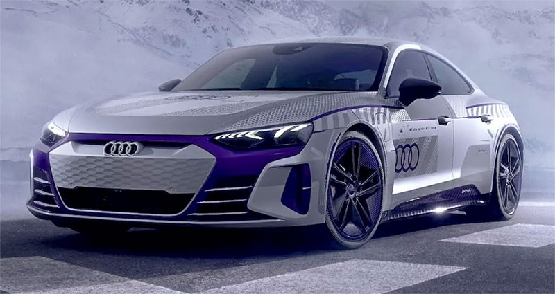 Audi เผยโฉม Audi RS e-Tron GT Ice Race Edition รถไฟฟ้ารุ่นพิเศษแต่งสไตล์รถแข่ง ผลิตเพียง 99 คัน