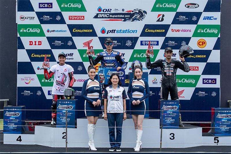 OR BRIC Superbike สนาม 4 ดุเดือด! ปิดม่านเร้าใจ "ชิพ" คว้าชัย 5 เรซติด เถลิงบัลลังก์แชมป์ "แสตมป์" บด "มุกข์" เข้าวินส่งท้ายปี