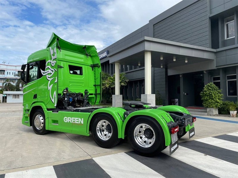 Scania เปิดตัวรถบรรทุกรุ่นพิเศษ Green Champion ตอกย้ำความเป็นผู้นำด้านการขนส่งที่ยั่งยืน