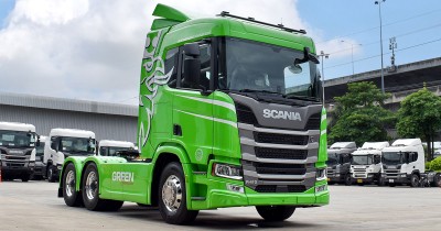 Scania เปิดตัวรถบรรทุกรุ่นพิเศษ Green Champion ตอกย้ำความเป็นผู้นำด้านการขนส่งที่ยั่งยืน