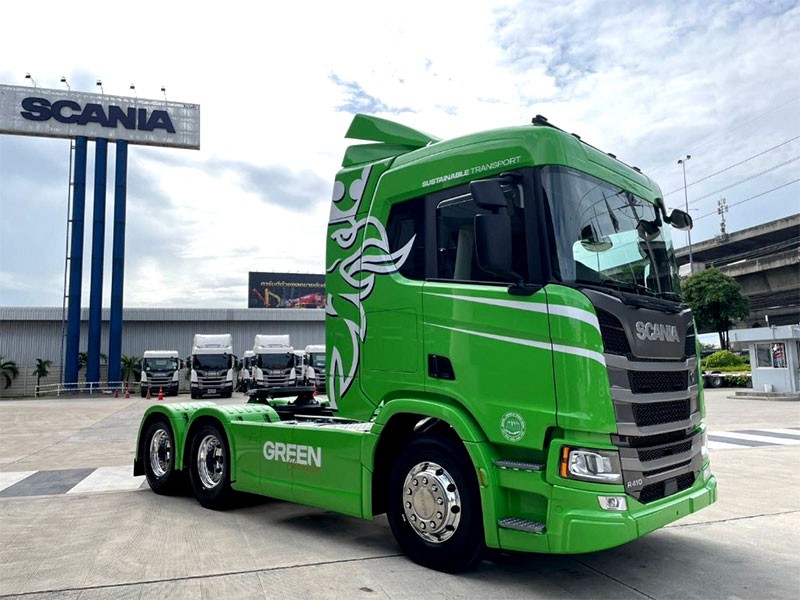 Scania เปิดตัวรถบรรทุกรุ่นพิเศษ Green Champion ตอกย้ำความเป็นผู้นำด้านการขนส่งที่ยั่งยืน