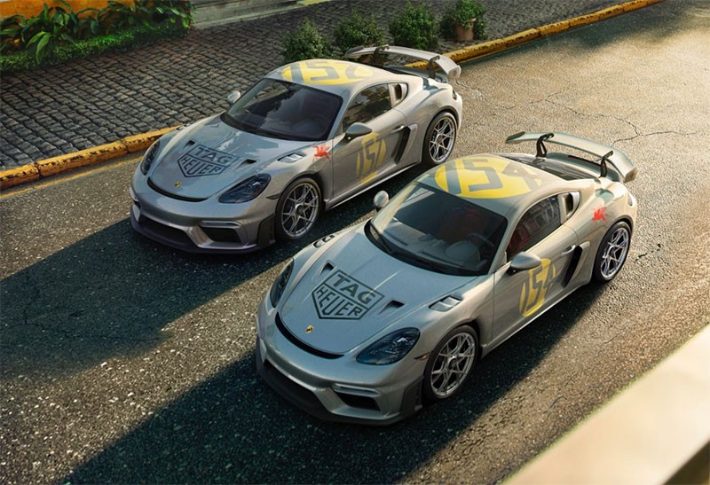 Porsche และ TAG Heuer ฉลองรายการการแข่งขัน Carrera Panamericana ด้วยการผลิต 718 Cayman GT4 RS Panamericana Special