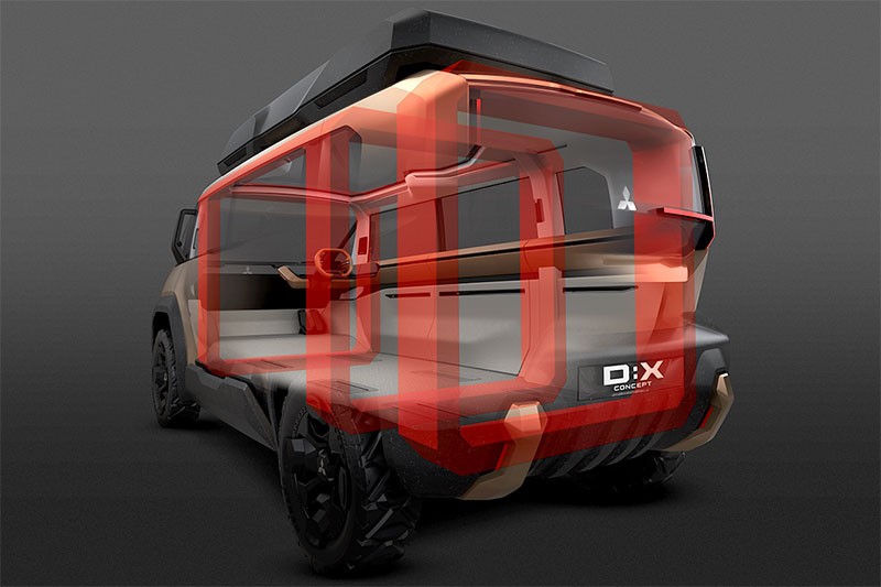 Mitsubishi D:X Concept รถต้นแบบ Crossover MPV พลังงานไฟฟ้า ลุยได้! นำออกโชว์ในงาน Japan Mobility Show 2023