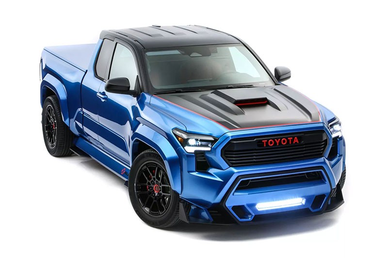 Toyota โชว์กระบะต้นแบบบ้าพลัง Toyota Tacoma X Runner 421 แรงม้า แต่งยกคันสไตล์ซิ่ง ในงาน SEMA 2023