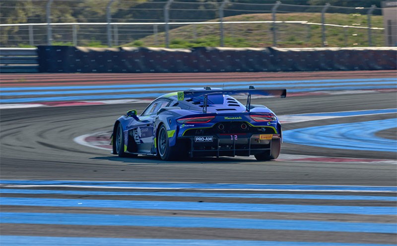 Maserati GT2 ลงแข่งครั้งแรกที่ Circuit Paul Ricard คว้าโพเดียมกับทีม LP Racing ในสนามสุดท้ายของรายการ Fanatec GT2 European Series 2023