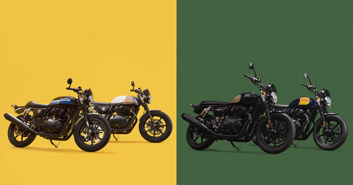 Royal Enfield ปล่อยสองคู่แฝด Interceptor 650 และ Continental GT 650 ใหม่! เพิ่มสีดำสุดเท่ มีล้อแม็ก ไฟ LED กับเครื่องยนต์ 2 สูบ ราคาเริ่มต้น 243,900 บาท