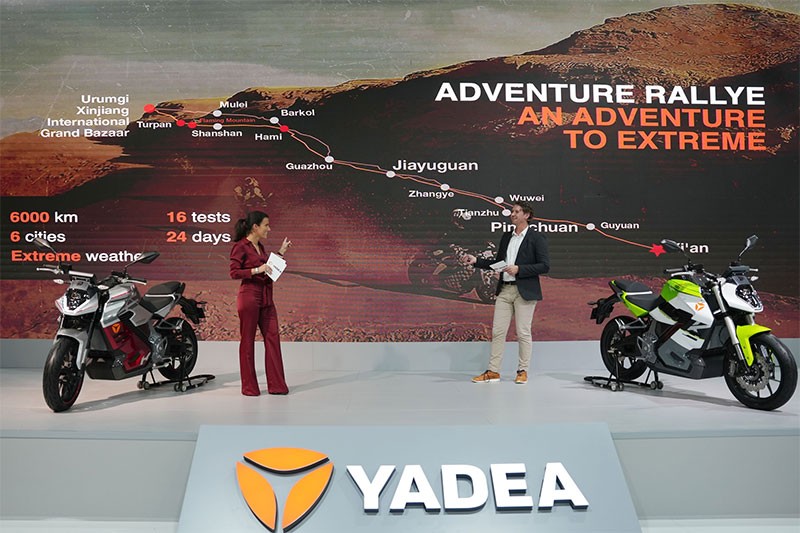 Yadea เปิดตัว Yadea Kemper รถมอเตอร์ไซค์ไฟฟ้าสมรรถนะสูง ที่งาน EICMA 2023