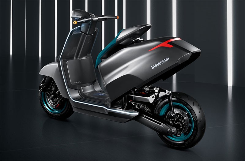 Lambretta เผยโฉม Lambretta Elettra รถสกู๊ตเตอร์ไฟฟ้า (EV Concept) รุ่นต้นแบบแนวคิดอนาคต เปิดตัวในงาน EICMA 2023