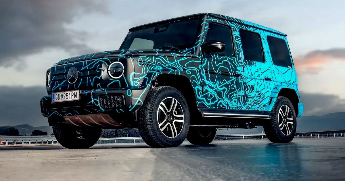 Mercedes-Benz เผยภาพ Mercedes-Benz EQG รถยนต์ไฟฟ้าต้นแบบจาก G-Class ออฟโรดหรูลุย!