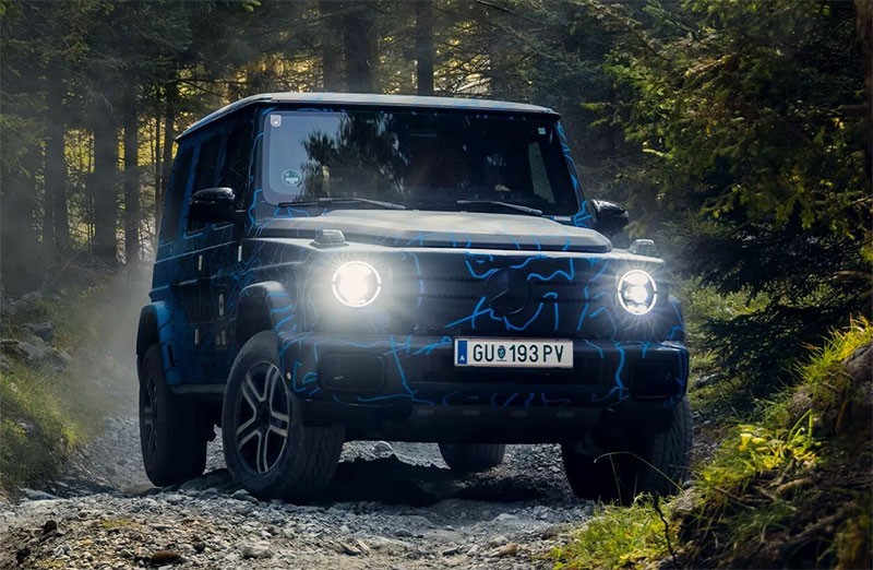 Mercedes-Benz เผยภาพ Mercedes-EQG รถยนต์ไฟฟ้าต้นแบบจาก G-Class ออฟโรดหรูลุย!