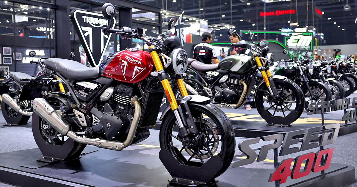 Triumph Motorcycles จัดเต็มส่งท้ายปี! ส่งไฮไลต์รถจักรยานยนต์โมเดิร์น คลาสสิก เผยโฉมจริงครั้งแรกในงาน Motor Expo 2023