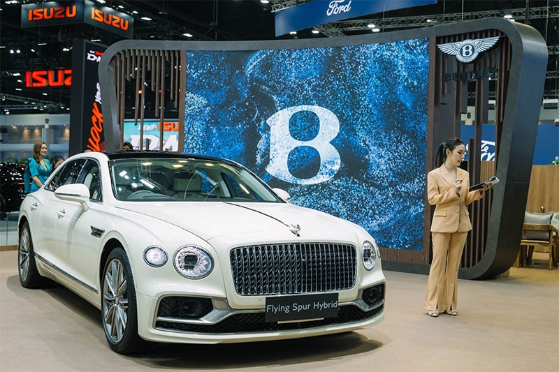 Bentley เปิดตัว Bentley Flying Spur Hybrid Odyssean Edition รุ่นลิมิเต็ดที่ยั่งยืนที่สุดคันแรกในไทย ราคา 17,842,600 บาท ในงาน Motor Expo 2023