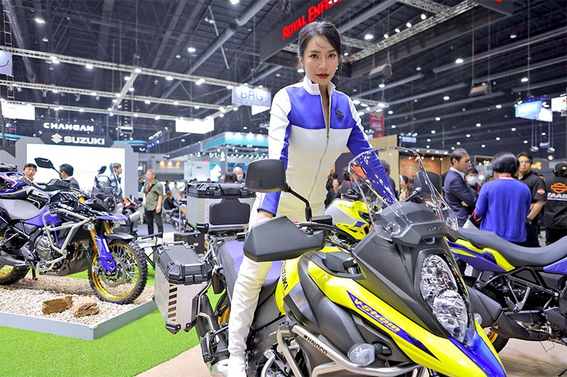 Suzuki Motosales เปิดบูธในงาน Motor Expo 2023 พร้อมรถจักรยานยนต์รุ่นใหม่ อย่าง All New V-Strom 800DE และ All New GSX-8S