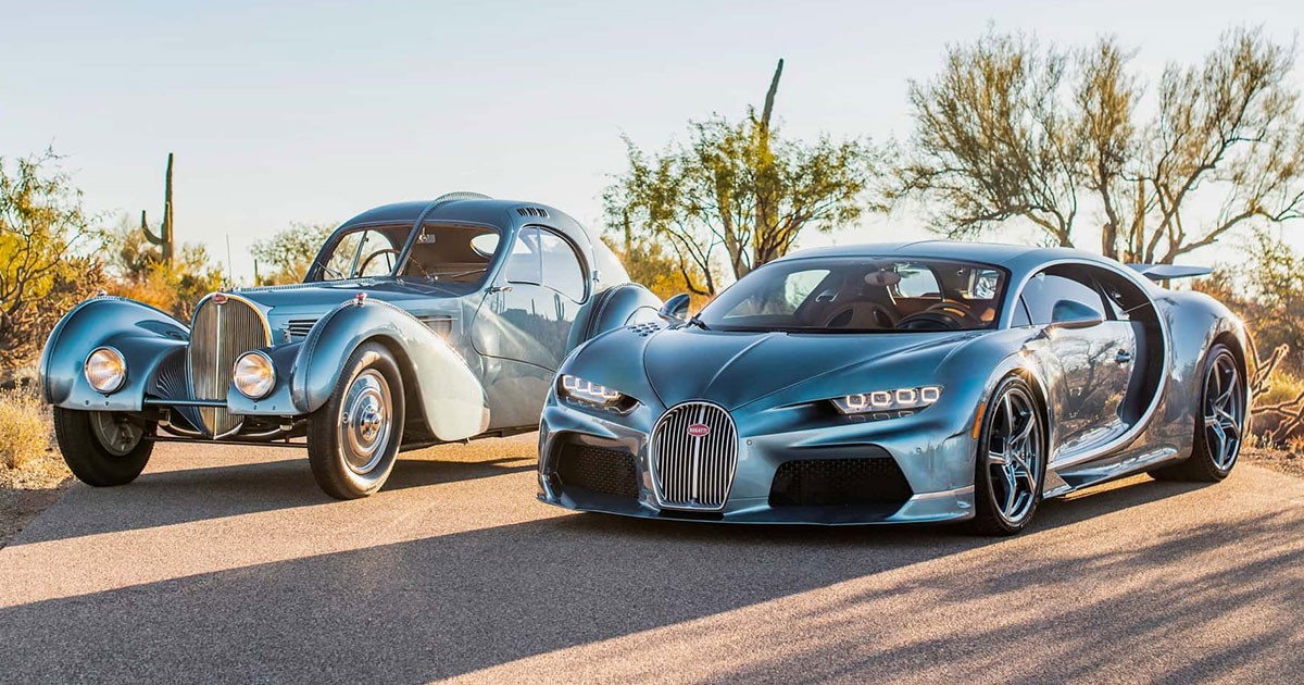 Bugatti Chiron Super Sport '57 One of One' รุ่นพิเศษเพียงคันเดียวในโลก เพื่อเป็นของขวัญวันเกิดอายุ 70 ปี ของผู้หญิงคนหนึ่ง