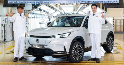 Honda เปิดสายการผลิต Honda e:N1 รถ SUV ไฟฟ้า 100% เป็นแบรนด์รถยนต์ญี่ปุ่นหลักแบรนด์แรก ที่ผลิตรถ EV ในไทย