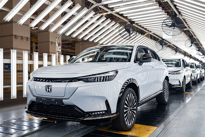 Honda เปิดสายการผลิต Honda e:N1 รถ SUV ไฟฟ้า 100% เป็นแบรนด์รถยนต์
