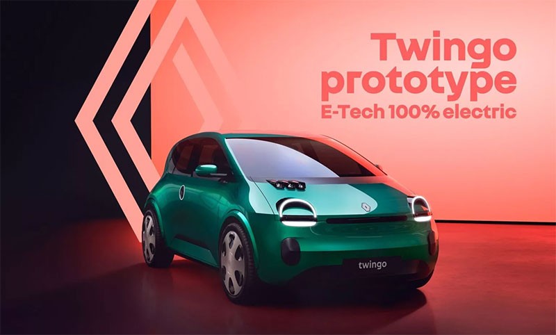 Renault เผยรถต้นแบบ Renault Twingo รุ่นใหม่ในสไตล์ย้อนยุค ในแบบพลังงานไฟฟ้า!