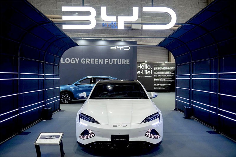 BYD พร้อมลุย! ตั้งเป้าขายรถยนต์ไฟฟ้าในญี่ปุ่น 30,000 คันต่อปี