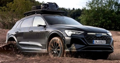 Audi Q8 e-tron Edition Dakar รถ SUV ไฟฟ้า รุ่นพิเศษแต่งแบบออฟโรด ผลิตแค่ 1,000 คัน เอาใจเศรษฐีชอบลุย