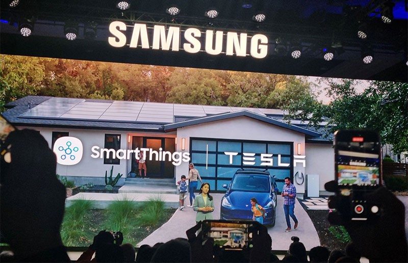 Samsung ประกาศความร่วมมือกับ Tesla ชู SmartThings Energy ที่งาน CES 2024Samsung ประกาศความร่วมมือกับ Tesla ชู SmartThings Energy ที่งาน CES 2024
