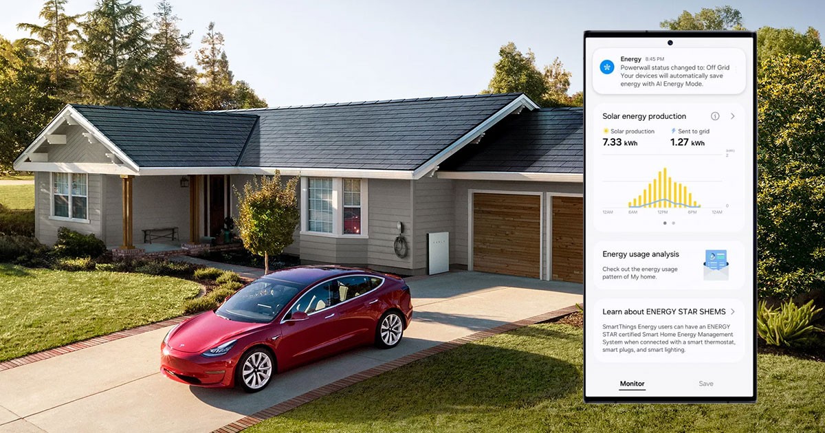 Samsung ประกาศความร่วมมือกับ Tesla ชู SmartThings Energy ที่งาน CES 2024Samsung ประกาศความร่วมมือกับ Tesla ชู SmartThings Energy ที่งาน CES 2024