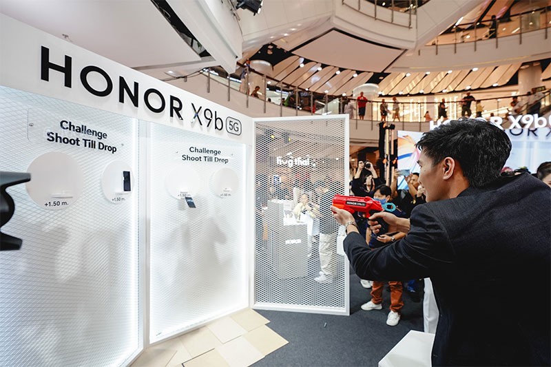HONOR เปิดตัวสมาร์ทโฟน HONOR X9b โชว์โยนลงพื้นจะๆ อึด ถึก ทน! กับหน้าจอและเครื่องกันกระแทก 360 องศา ในราคา 10,990 บาท