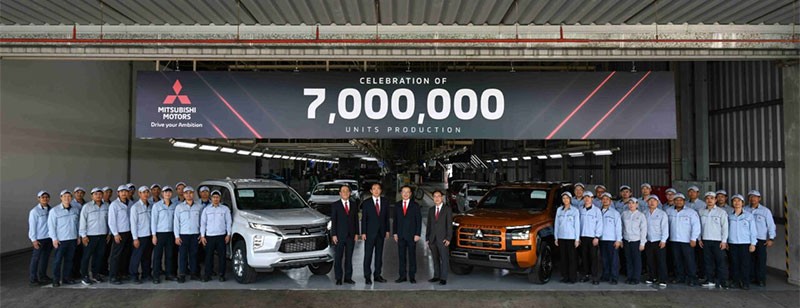 Mitsubishi Motors ประเทศไทย เฉลิมฉลองการผลิตรถยนต์ครบ 7 ล้านคัน ตอกย้ำผู้นำด้านนวัตกรรมยานยนต์