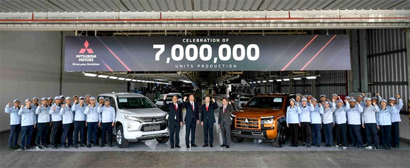 Mitsubishi Motors ประเทศไทย เฉลิมฉลองการผลิตรถยนต์ครบ 7 ล้านคัน ตอกย้ำผู้นำด้านนวัตกรรมยานยนต์