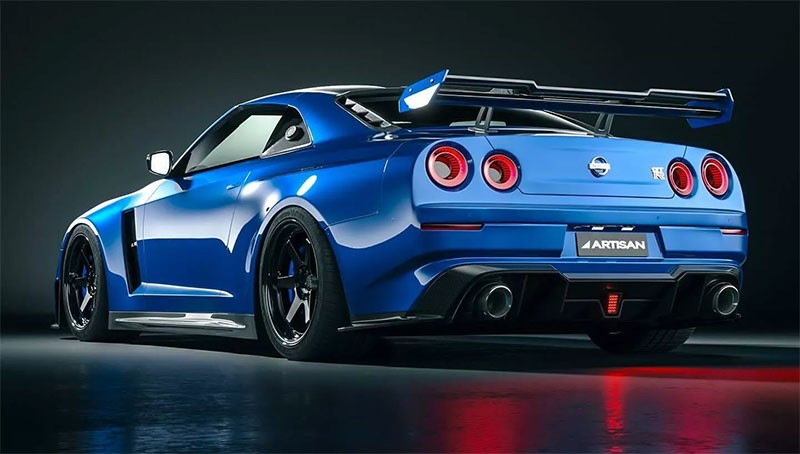 Artisan เตรียมสร้าง Nissan GT-R R35 ในสไตล์ R34 แบบย้อนยุค! พร้อมขุมพลังถึง 1,000 แรงม้า จำนวนจำกัดเพียง 36 คัน