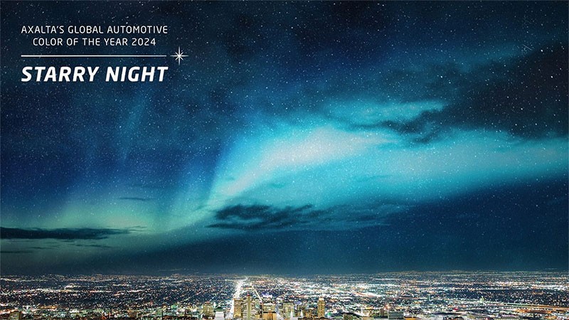 Axalta ประกาศเทรนด์สีรถยนต์แห่งปี 2024 ได้แก่ สี Starry Night เฉดสีดำมีมิติ ฉลองวาระ 1 ทศวรรษ การประกาศเทรนด์สีรถยนต์