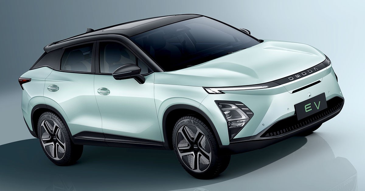 Chery เปิดสเปก Omoda C5 EV รถยนต์ Crossover SUV ไฟฟ้า 100% ก่อนเข้าไทย ดีไซน์ล้ำสมัย ออฟชั่นจัดเต็ม วิ่งไกล 460 กม.