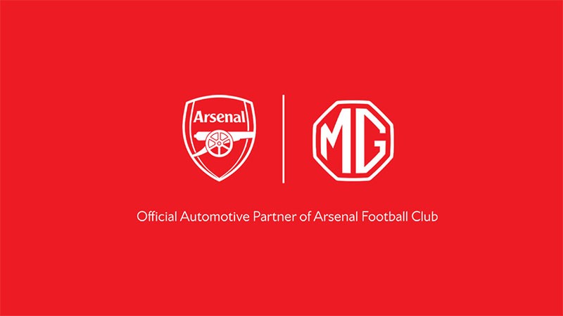 MG ฉลองครบรอบ 100 ปี เปิดตัว Official Automotive Partner กับทีมฟุตบอลดังจากลอนดอน ปีนใหญ่ Arsenal F.C.