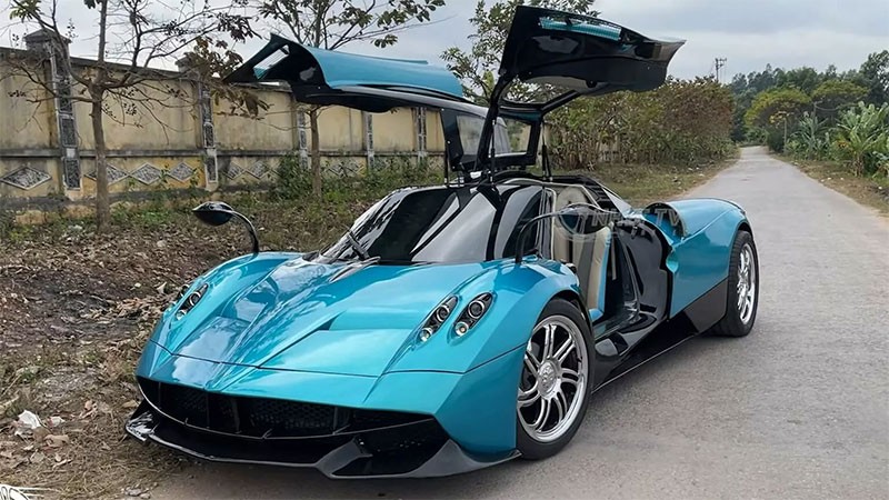 เห็นแล้วทึ่ง! ช่างเวียดนามสร้าง Hypercar อย่าง Pagani Huayra Replica ที่มาพร้อมเครื่องยนต์จาก Daewoo Espero และสัดส่วนที่สมจริง!