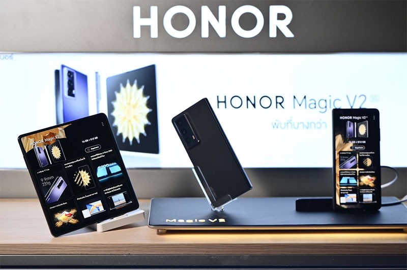 HONOR เขย่าตลาดมือถือจอพับ เปิดตัว "HONOR Magic V2" บางที่สุดในไทย ชูนวัตกรรมระดับพรีเมียมแบบจัดเต็มในราคา 59,990 บาท